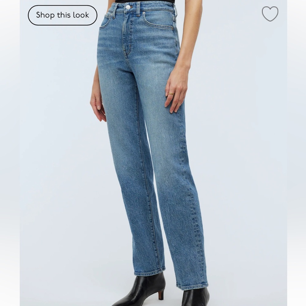 Madewell 90’s Straight high rise jeans